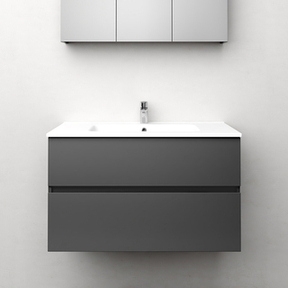 Pesuallaskaappi Himmel Antracit Matta 900