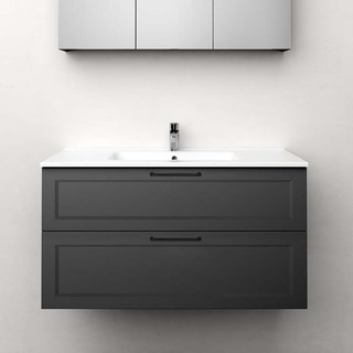 Pesuallaskaappi Nejd Antracit Matta 1000