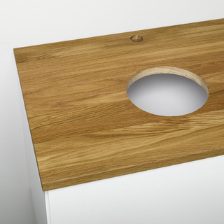 Työtaso 610X462x20 Massiivi Tammi