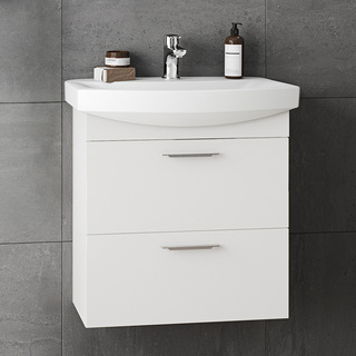 Pesuallaskaappi Lycka Laatikoilla Valkoinen 600