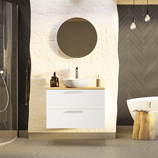 Pesuallaskaappi Jord Valkoinen Matta 800