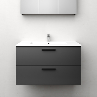 Pesuallaskaappi Jord Antracit Matta 900