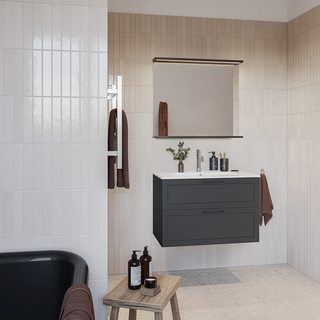 Pesuallaskaappi Nejd Antracit Matta 800