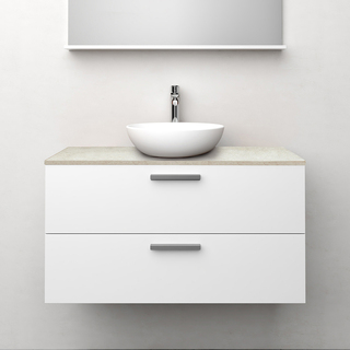 Pesuallaskaappi Jord Valkoinen Matta 1000