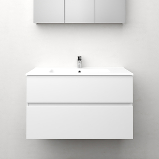 Pesuallaskaappi Himmel Valkoinen Matta 900