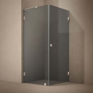 Suihkunurkka Combi Lynx Harmaa Lasi 100X100 Kromi