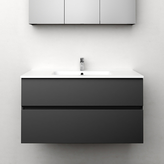 Pesuallaskaappi Himmel Antracit Matta 1000