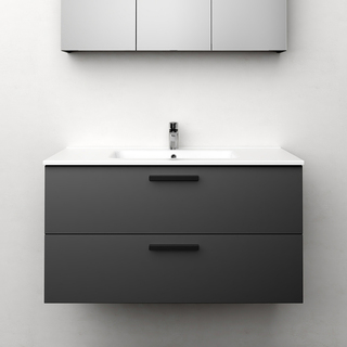 Pesuallaskaappi Jord Antracit Matta 1000