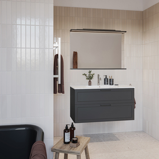 Pesuallaskaappi Nejd Antracit Matta 1000