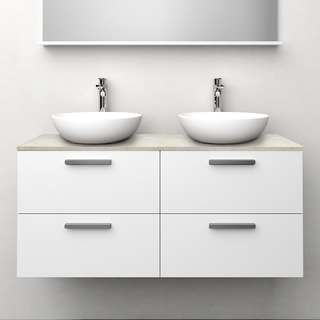 Pesuallaskaappi Jord Valkoinen Matta 1200D