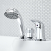 SOFT BATHTUB MIXER CHROME